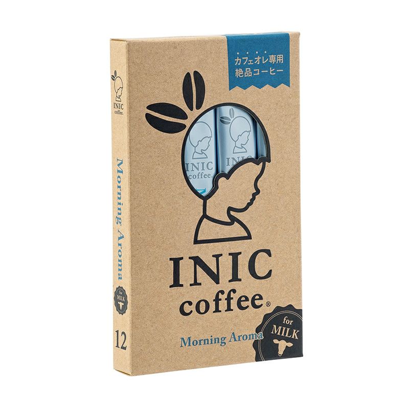 INIC coffee モーニングアロマ カフェオレ スティックコーヒー 12本入り
