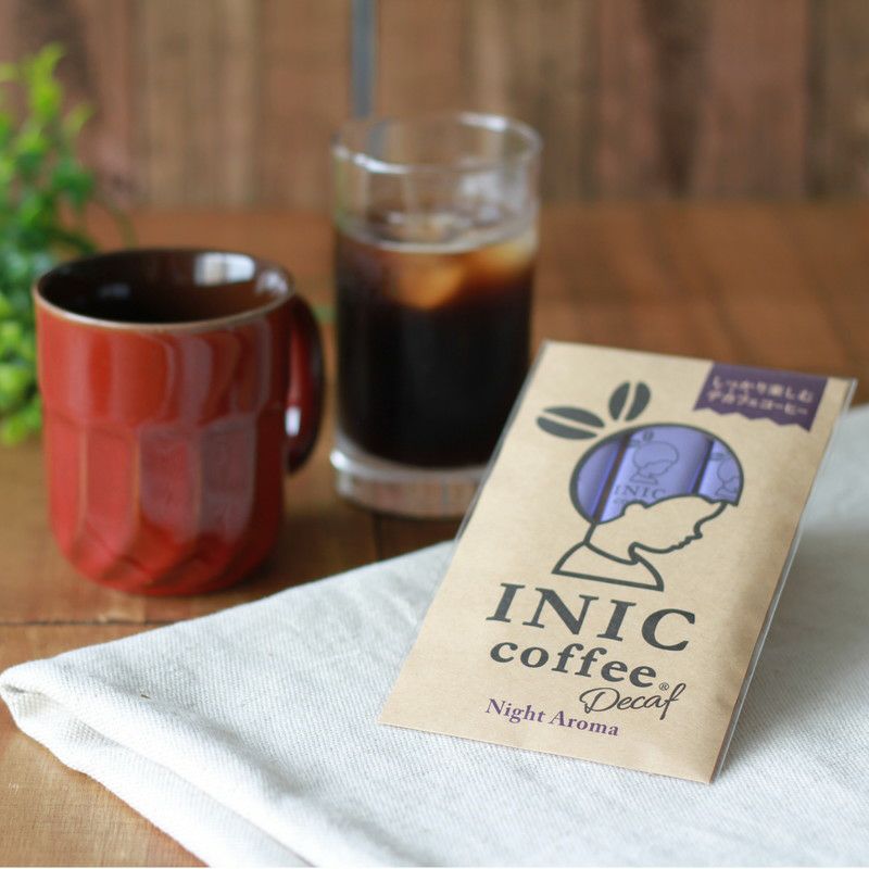 INIC coffee ナイトアロマ デカフェ スティックコーヒー 3本入り