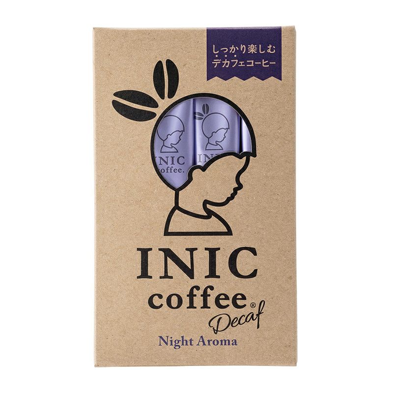 INIC coffee ナイトアロマ デカフェ スティックコーヒー 12本入り