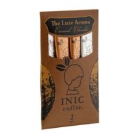 aromantic×Tasty cafe 新作コンプリート INIC coffee リュクスアロマ キャラメル ヘーゼルナッツ6カップス