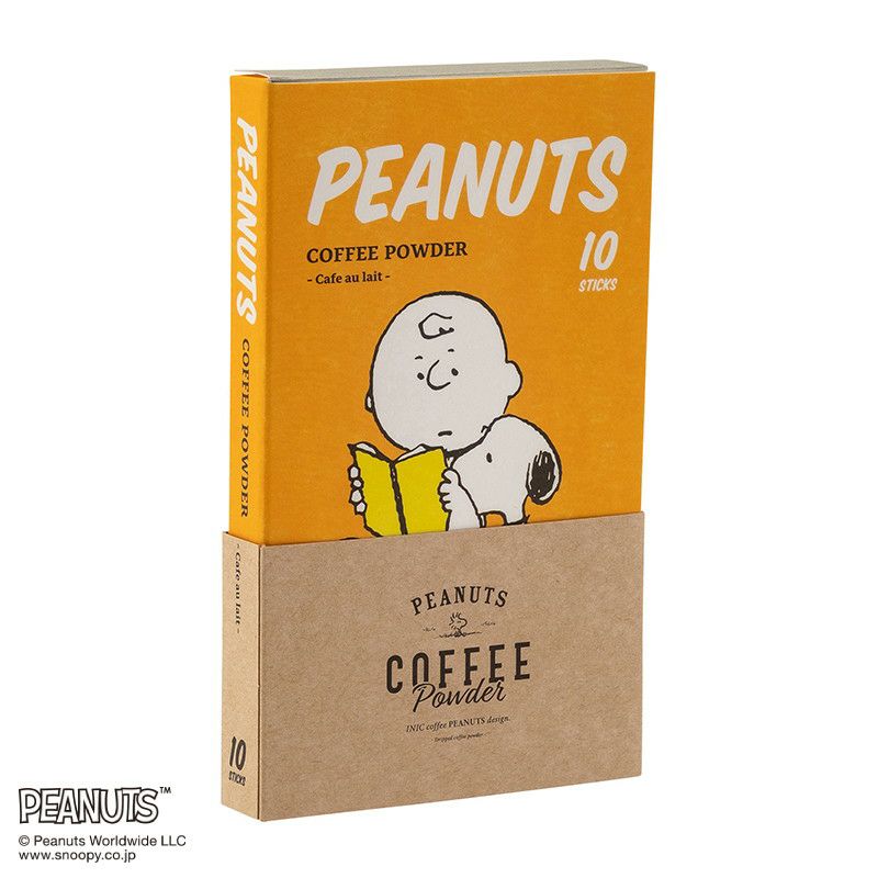 スヌーピー コーヒースティック 10本入 カフェオレ専用 Peanuts コーヒーギフト