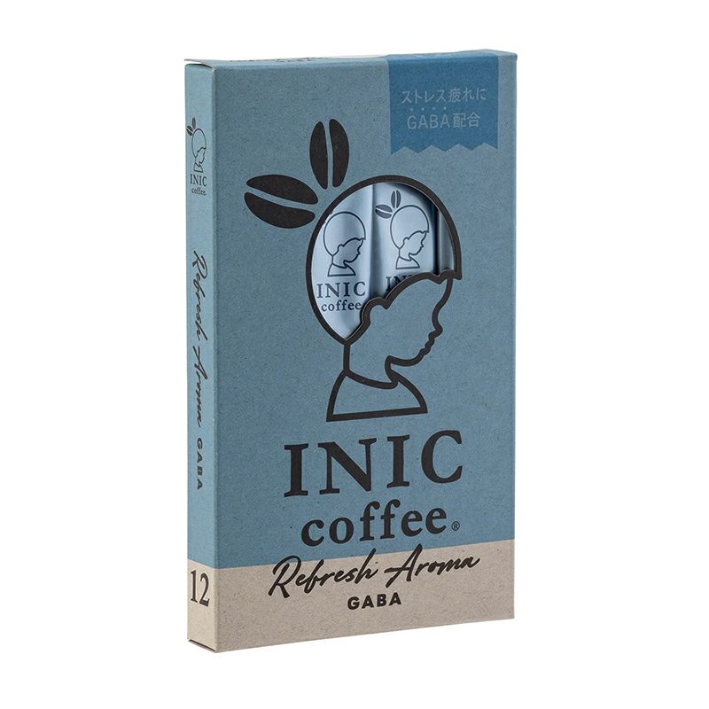 INIC coffee リフレッシュアロマ Wカフェイン スティックコーヒー 12本