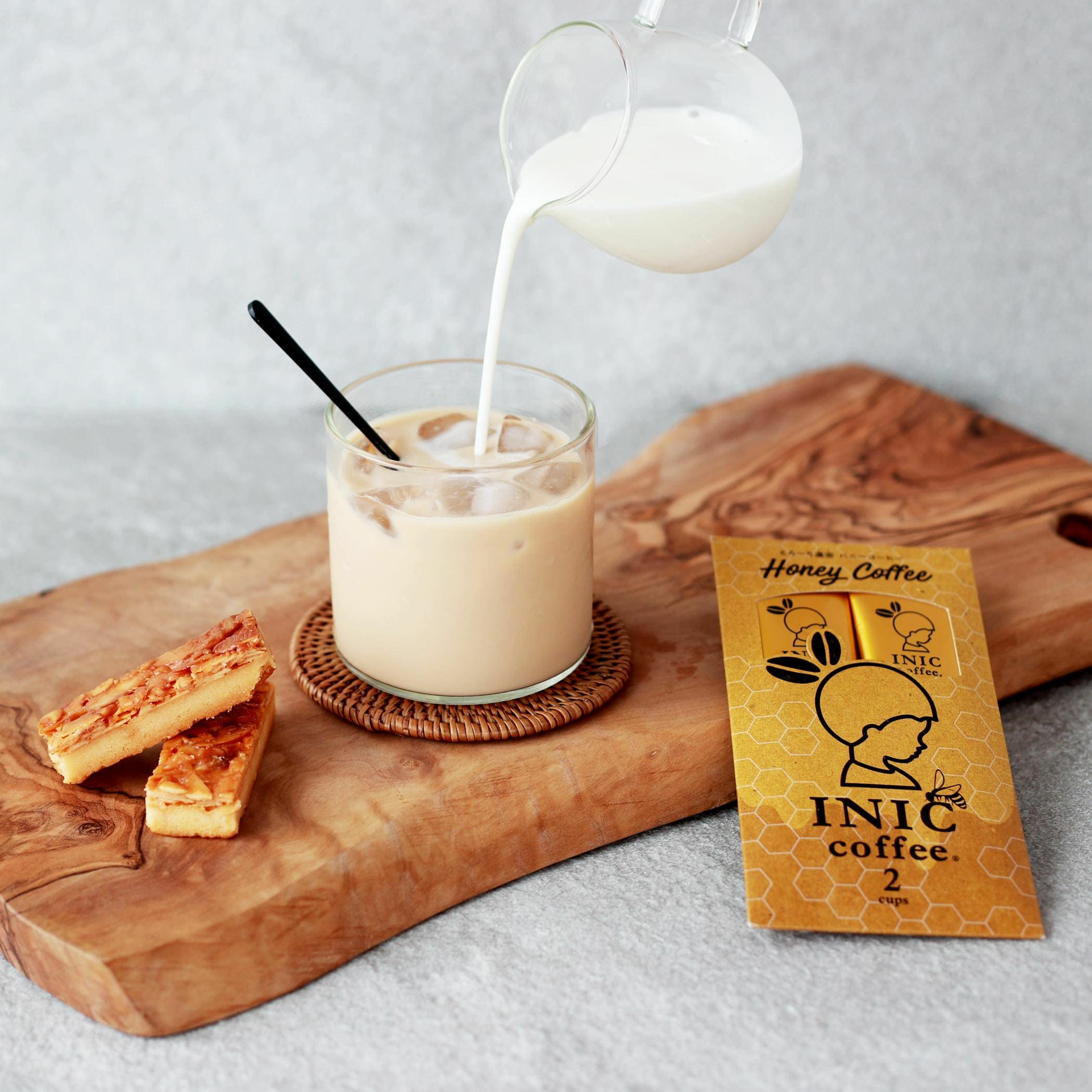 ハニーコーヒーのカフェオレのイメージ
