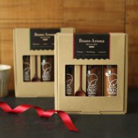 Beans Aroma Gift No.1ギフトボックスが並んだ写真