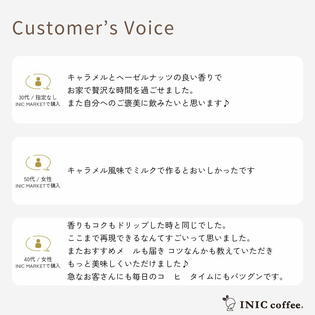 リュクスアロマヘーゼルナッツのユーザーレビュー・口コミのユーザーレビュー・口コミ