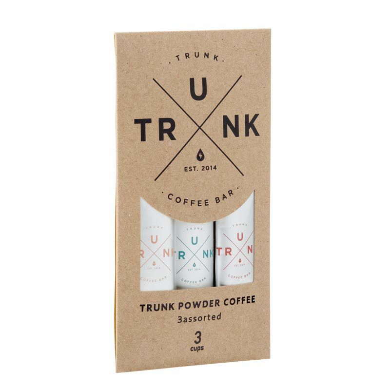 TRUNK COFFEE オリジナル TRUNK POWDER COFFEE ストロベリーナチュラル 3本