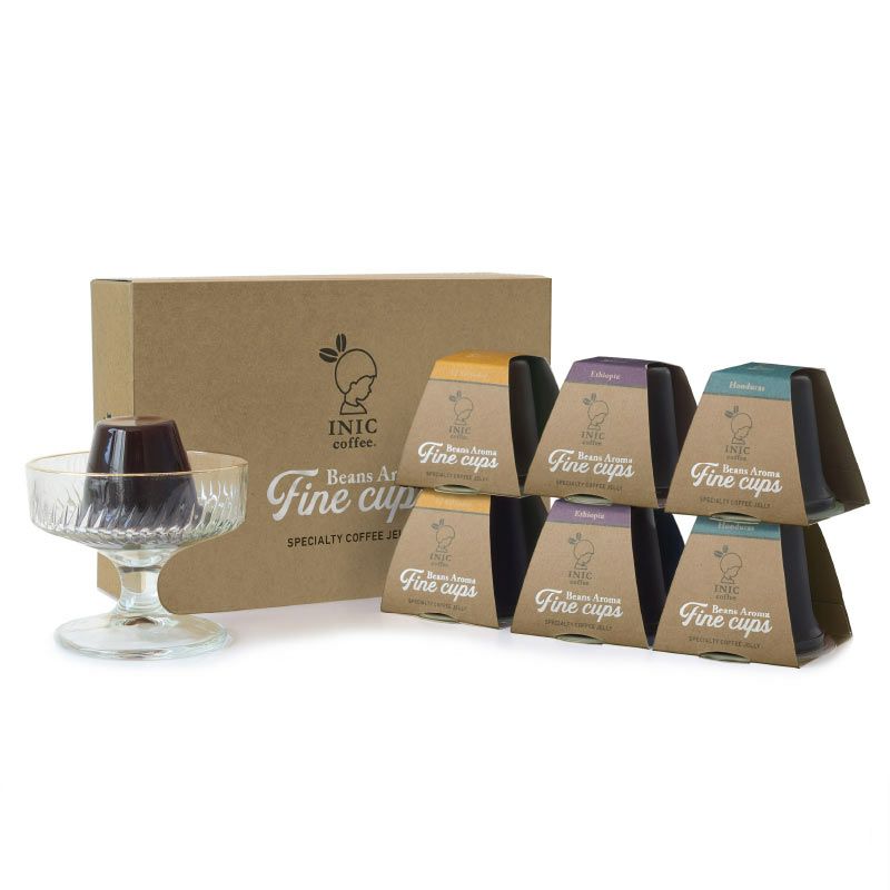 Beans Aroma ファインカップススペシャルティ コーヒーゼリーギフトボックス 6個入り