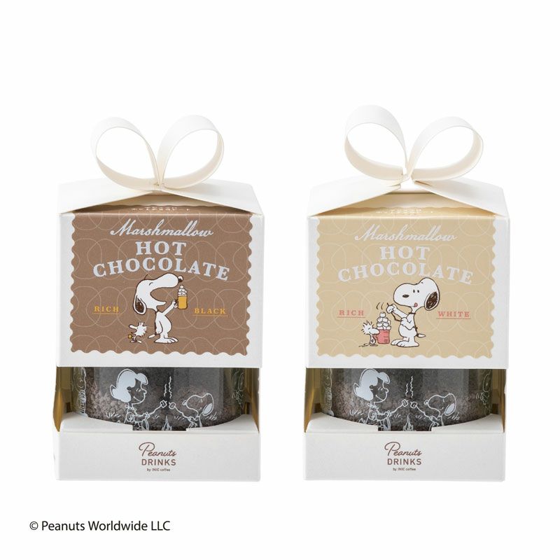 PEANUTS DRINKSマシュマロホットチョコレート ブラック/ホワイト
